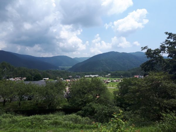 マキノ高原キャンプ場『展望サイト』から見える景色
